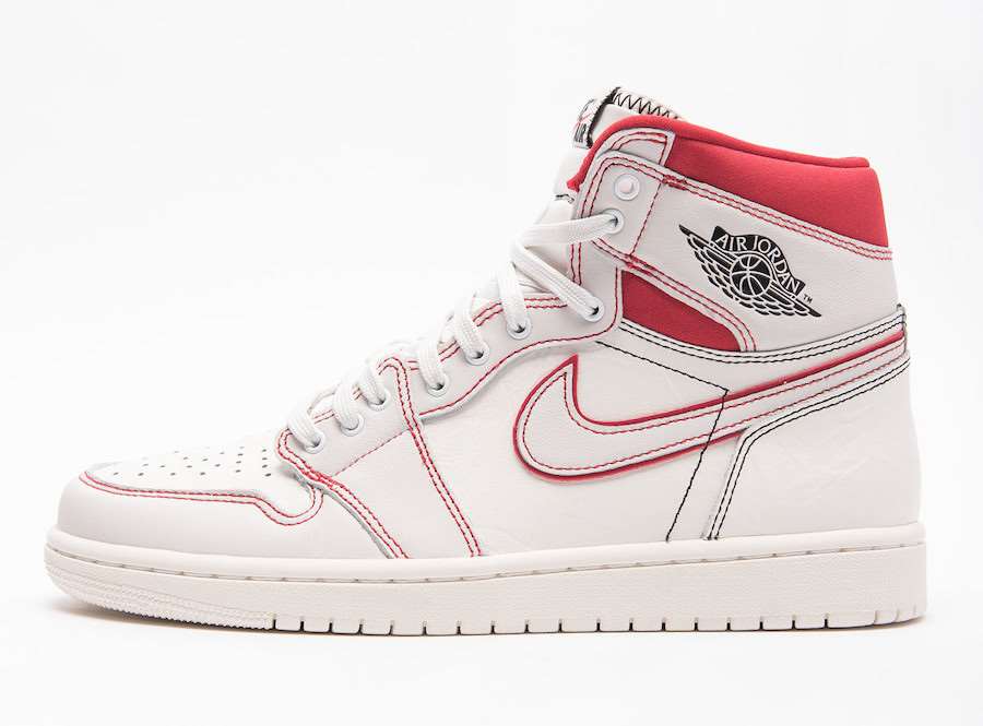 Air Jordan 1 Retro High OG Sail/Red