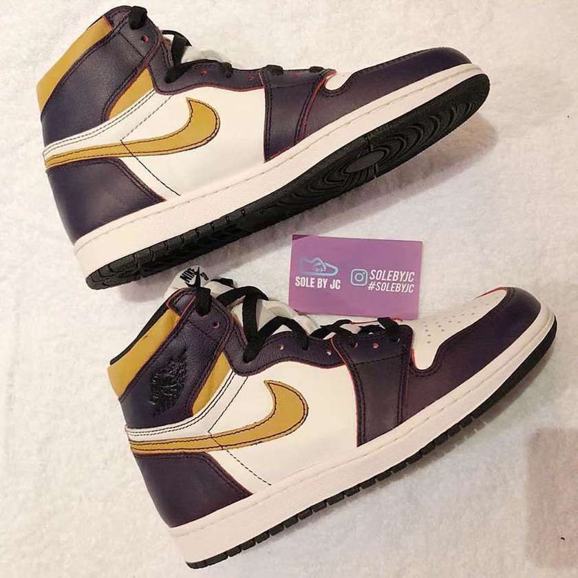 Nike SB Air Jordan 1 Lakers CD6578-507???????????