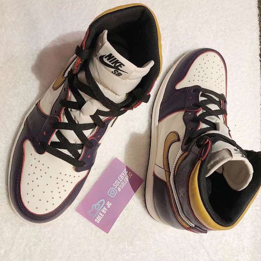 Nike SB Air Jordan 1 Lakers CD6578-507???????????