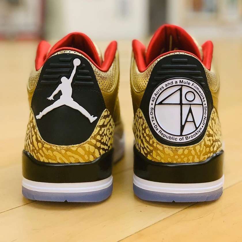 Gold Oscars Air Jordan 3 JTH Spike Lee 2019?????:registered:?????