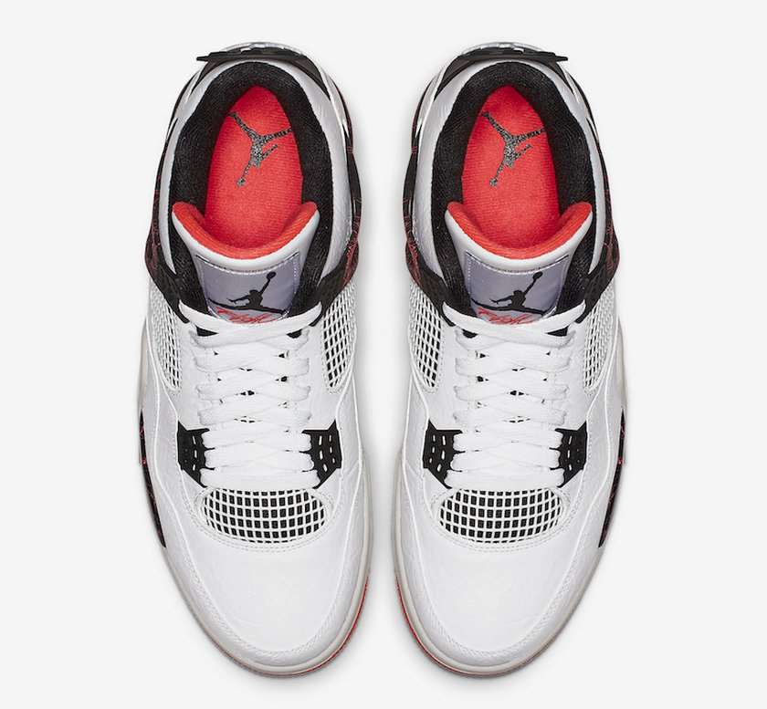 Air Jordan 4 Flight Nostalgia White Bright Crimson 308497-116?????:registered:?????