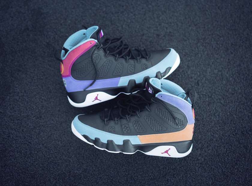 Air Jordan 9 Dream It Do It Black University Red Dark Concord 302370-065