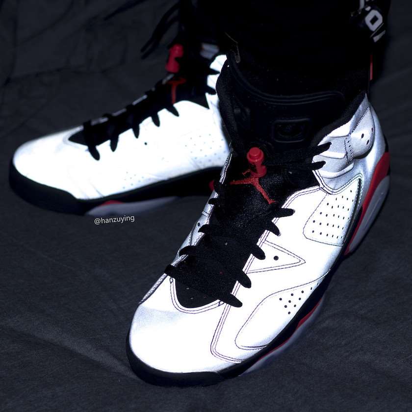 Air Jordan 6 Reflect Silver Infrared CI4072-001???????????