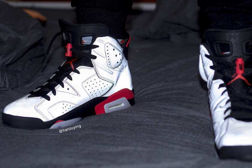 Air Jordan 6 Reflect Silver Infrared CI4072-001???????????