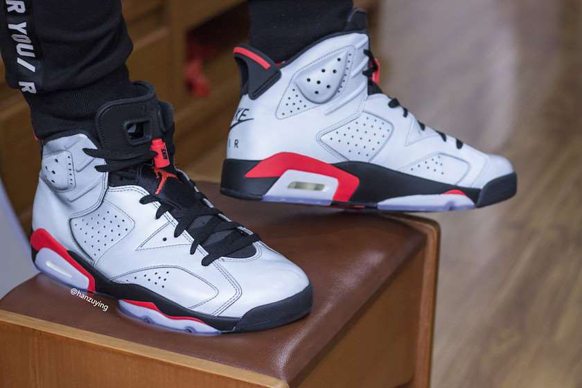 Air Jordan 6 Reflect Silver Infrared CI4072-001???????????