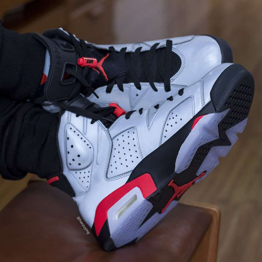 Air Jordan 6 Reflect Silver Infrared CI4072-001???????????