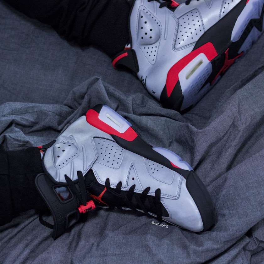 Air Jordan 6 Reflect Silver Infrared CI4072-001???????????