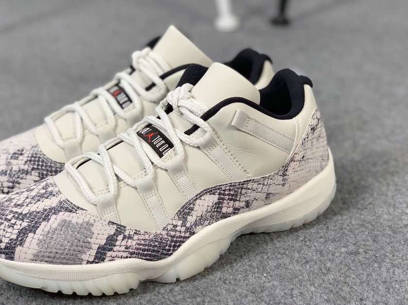 Air Jordan 11 Low Light Bone Snakeskin CD6846-002 Release Date Pricing