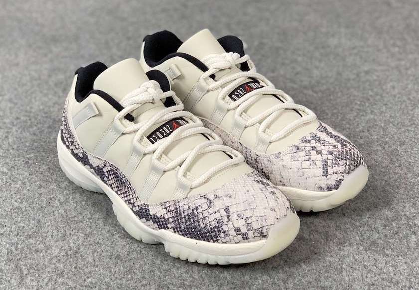 Air Jordan 11 Low Light Bone Snakeskin CD6846-002 Release Date Pricing