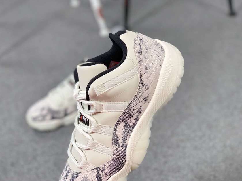 Air Jordan 11 Low Light Bone Snakeskin CD6846-002 Release Date Pricing