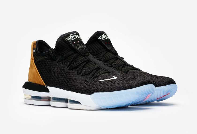 Nike LeBron 16 Low Black Tan CI2668-001?????:registered:?????