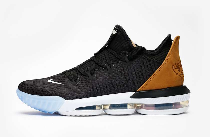 Nike LeBron 16 Low Black Tan CI2668-001?????:registered:?????