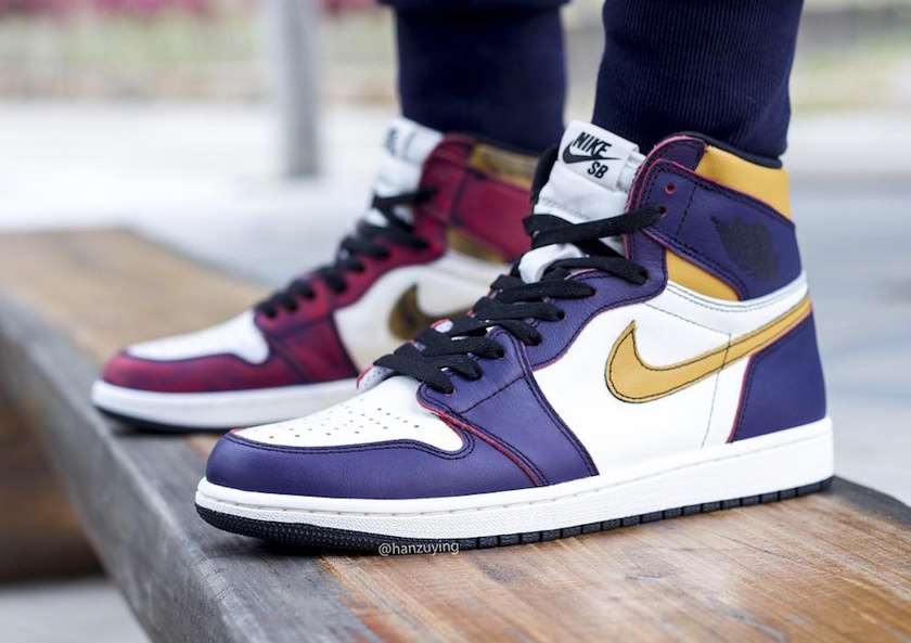 Nike SB Air Jordan 1 Chicago Lakers CD6578-507 Release Date