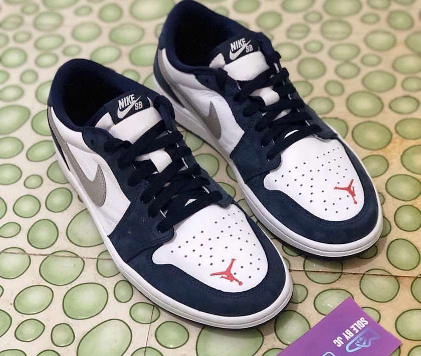 Nike SB Air Jordan 1???Eric Koston Midnight Navy Ember Glow CJ7891-400???????????