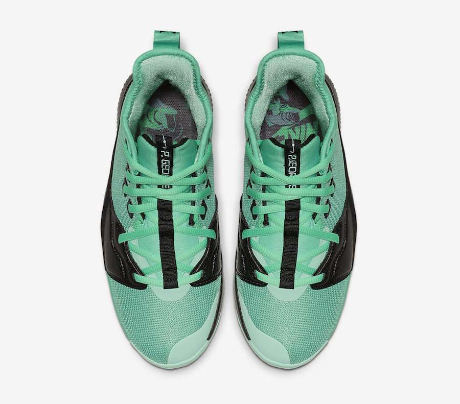 Nike PG 3 GS Menta Green Emerald Rise AQ2462-330???????????